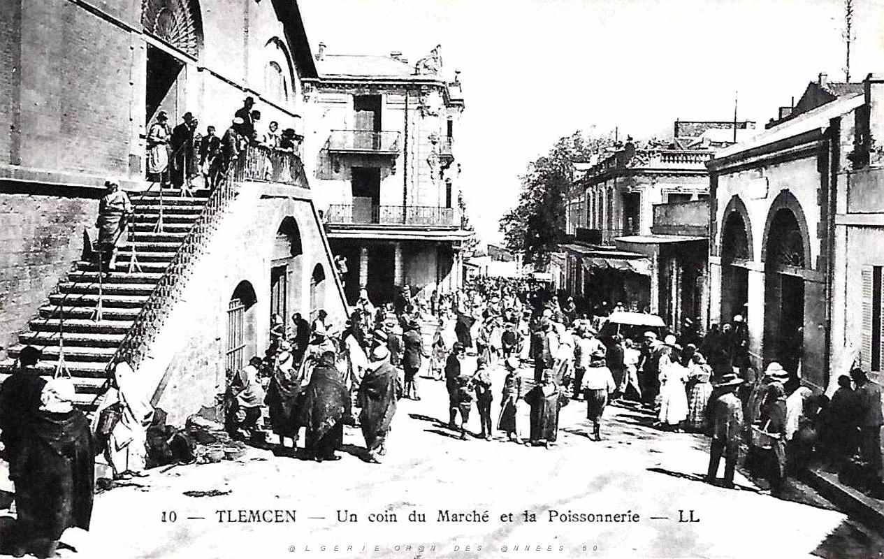 868- Tlemcen - Le Marche et la Poissonerie.jpg